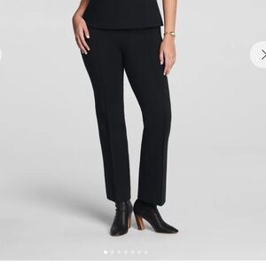 Spanx Black kick flare pants medium petite